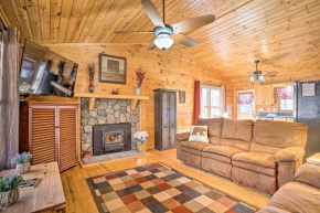 Serenity Cabin with Furnished Deck and Fire Pit